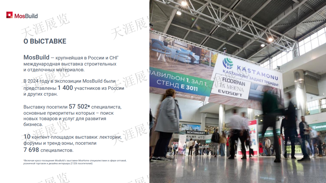 俄罗斯国际建筑及室内装饰展览会MosBuild