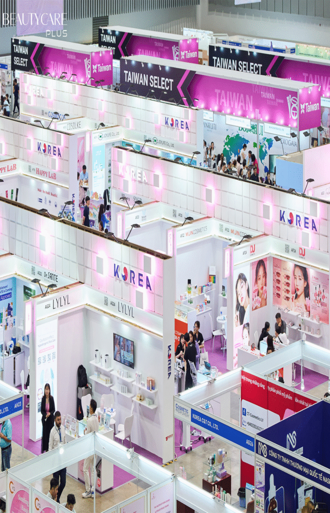 2026越南胡志明美容展 西贡会展中心展馆俯拍全景 展览布局 广东天涯展览